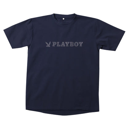 Tシャツ メンズ 半袖 クルーネック 吸汗速乾 インナー スポーツ PLAYBOY M L LL プレイボーイ ロゴTシャツ 半袖Tシャツ メンズTシャツ 丸首Tシャツ カットソー トップス ストレッチ 通気性 シンプル 夏
