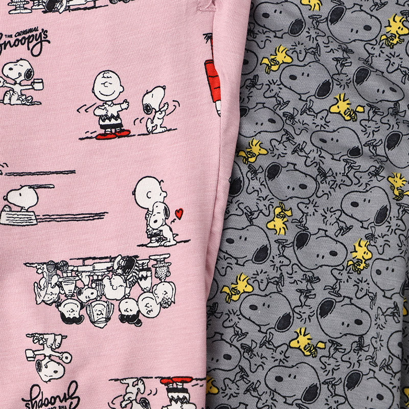 ステテコ キッズ スヌーピー 夏用 子供 すててこ PEANUTS 140cm 150cm 160cm ルームパンツ 部屋着 パジャマ ズボン レーヨン 吸水速乾 ハーフパンツ 男女兼用 ポケット付き 夏 涼しい 快適 キャラクター