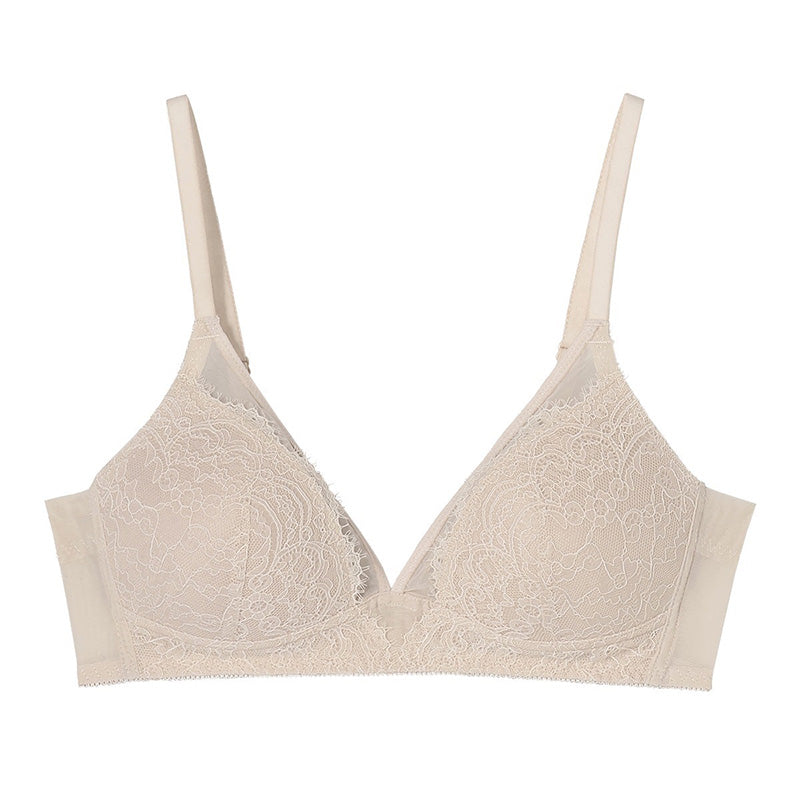 アツギ ノンワイヤーブラ レース ブラジャー レディース 通気性 M L LL 下着 ブラ 女性 夏 インナー ヌードメイク ATSUGI atsugi 涼しい 快適 軽量 リラックス 蒸れにくい 夏ブラ 暑さ対策 べたつきにくい