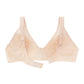 アツギ ブラジャー ノンワイヤー レディース シームレスカップ 軽い 軽量 レースブラ 脇肉すっきり M L LL 夏 ブラ 下着 インナー 吸汗速乾 メッシュカップ 脇高ブラ 4列ホック 美胸 レディースブラ