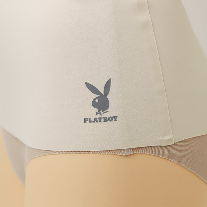 カップ付き タンクトップ レディース ノンワイヤー シームレス 接着 ナイロン ストレッチ PLAYBOY M L LL 響きにくい ブラトップ インナー カップ付きインナー ひびかない タンク ブラトップ 無地 シンプル 快適