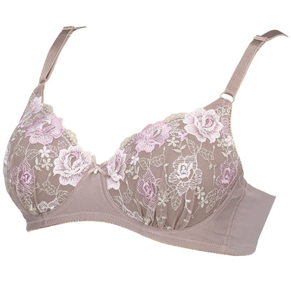 ブラジャー ノンワイヤー シームレスブラ シームレスカップ 下厚カップ まる胸 A70 A75 A80 B70 B75 B80 C70 C75 C80 脇フリーカット 脇すっきり 吸汗速乾 カップ裏メッシュ チュールレース 4列フックアイ ナイロン2WAY レディース 下着 女性 婦人