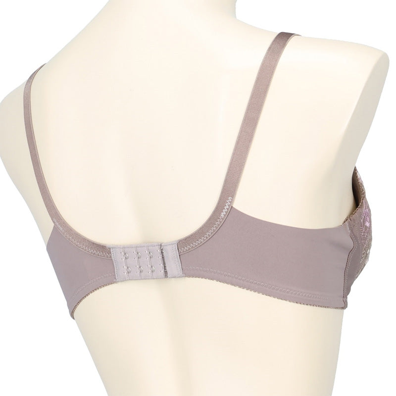 ブラジャー ノンワイヤー シームレスブラ シームレスカップ 下厚カップ まる胸 A70 A75 A80 B70 B75 B80 C70 C75 C80 脇フリーカット 脇すっきり 吸汗速乾 カップ裏メッシュ チュールレース 4列フックアイ ナイロン2WAY レディース 下着 女性 婦人