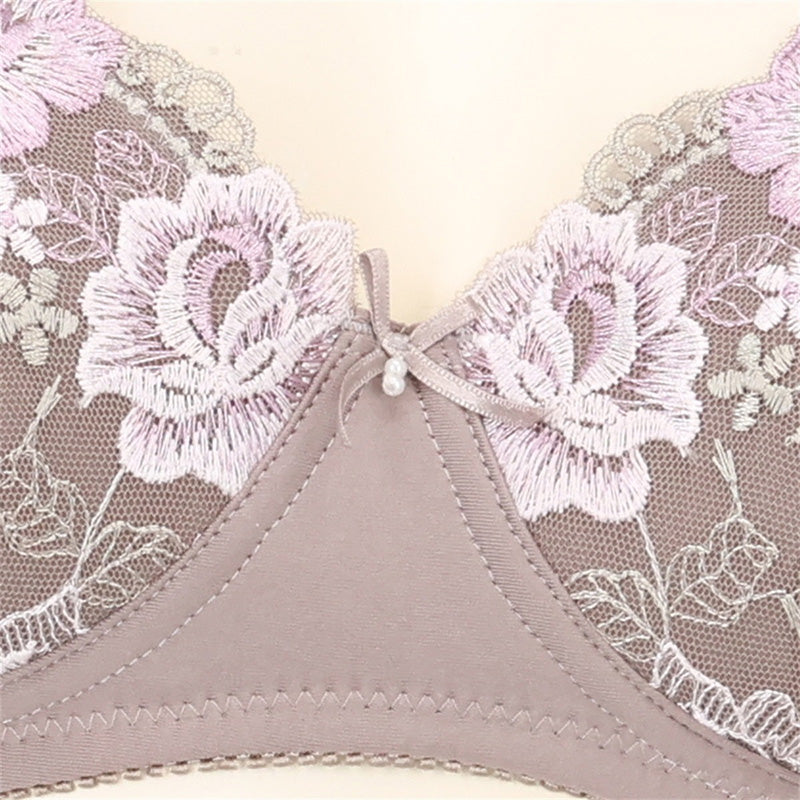 ブラジャー ノンワイヤー シームレスブラ シームレスカップ 下厚カップ まる胸 A70 A75 A80 B70 B75 B80 C70 C75 C80 脇フリーカット 脇すっきり 吸汗速乾 カップ裏メッシュ チュールレース 4列フックアイ ナイロン2WAY レディース 下着 女性 婦人