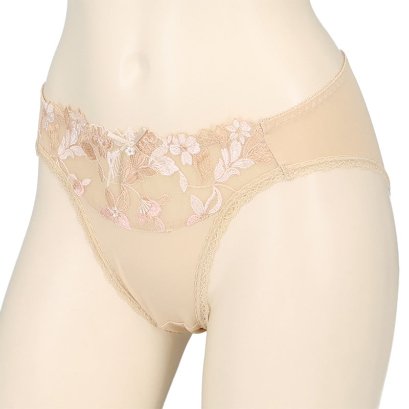 ショーツ レディース レース フロントレース 伸縮 2WAY コーディネートショーツ ペアショーツ M L LL 上品 華やか 女性 婦人 ミセス 大人 下着 インナー デイリー 普段使い ポリエステル e-select イーセレクト チュールレース ラッセルレース