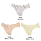 ショーツ レディース レース フロントレース 伸縮 2WAY コーディネートショーツ ペアショーツ M L LL 上品 華やか 女性 婦人 ミセス 大人 下着 インナー デイリー 普段使い ポリエステル e-select イーセレクト チュールレース ラッセルレース