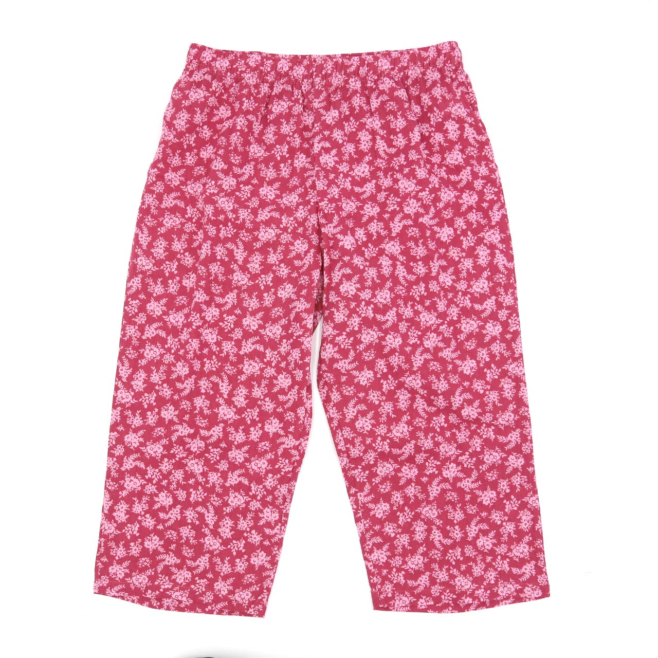 ステテコ レディース 部屋着 綿100% 夏 クレープ カプリパンツ ひざ下 ルームウェア イージーパンツ パジャマ 夏用 M～4L ルームパンツ 7分丈 ズボン ボトムス リラックス 涼しい かわいい 可愛い おしゃれ 大きいサイズ LL 3L 4L