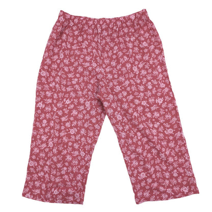 ステテコ レディース 部屋着 綿100% 夏 クレープ カプリパンツ ひざ下 ルームウェア イージーパンツ パジャマ 夏用 M～4L ルームパンツ 7分丈 ズボン ボトムス リラックス 涼しい かわいい 可愛い おしゃれ 大きいサイズ LL 3L 4L