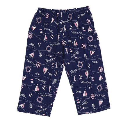 ステテコ レディース 部屋着 綿100% 夏 クレープ カプリパンツ ひざ下 ルームウェア イージーパンツ パジャマ 夏用 M～4L ルームパンツ 7分丈 ズボン ボトムス リラックス 涼しい かわいい 可愛い おしゃれ 大きいサイズ LL 3L 4L