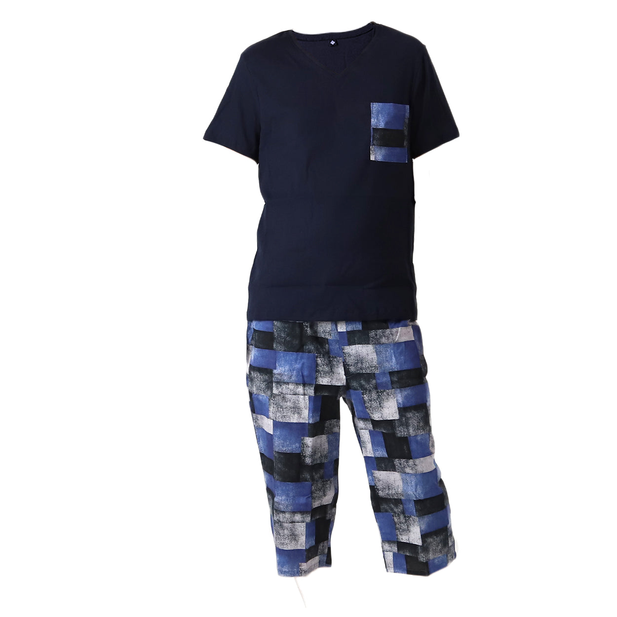 綿100% ステテコ メンズ 上下セット 夏 パジャマ 部屋着 半袖 vネック M～LL Tシャツ 夏用 ルームウエア ルームウェア 上下 父の日 プレゼント ギフト 60代 50代 70代 実用的 服