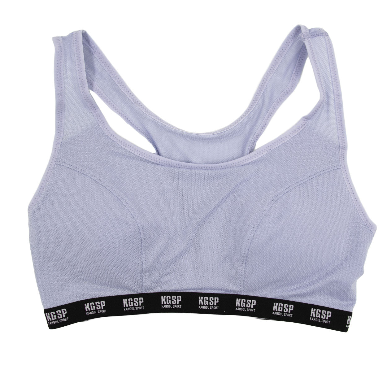 スポーツブラ ノンワイヤーブラ ジュニア ハーフトップ 一体型カップ付き 中学生 高校生 揺れない 運動 スポブラ 女子 キッズ KANGOL 小学生 150cm 160cm 165cm