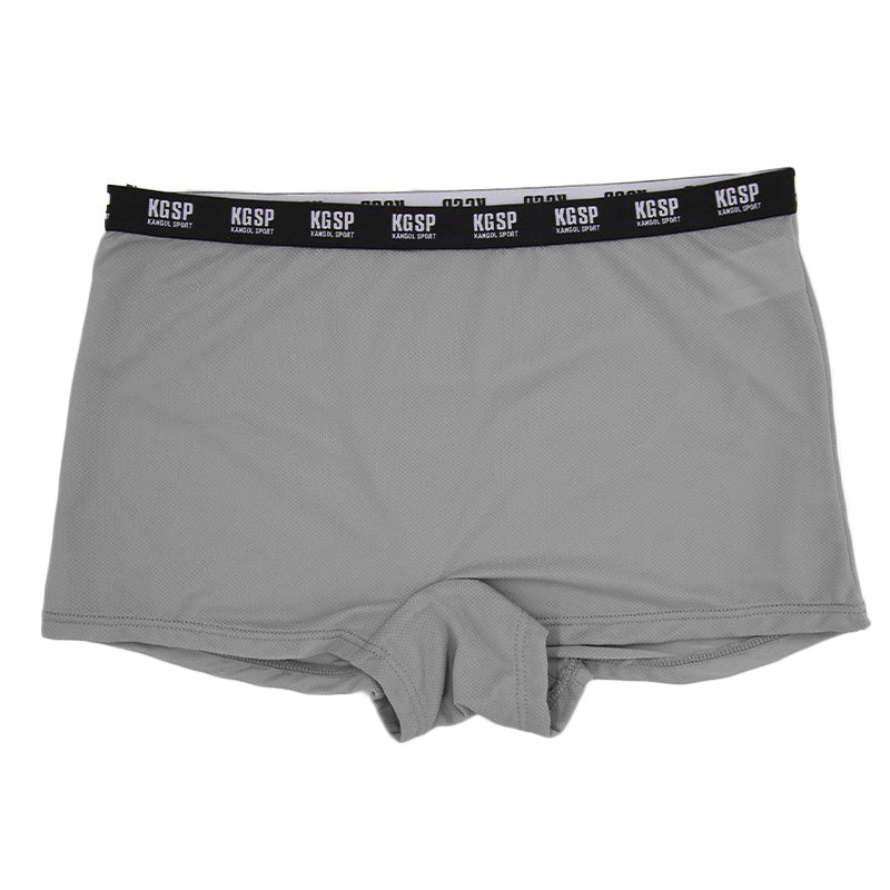 ガールズ ショーツ 1分丈 ストレッチ メッシュ スポーツ 蒸れない ムレ軽減 動きやすい 伸縮性 通気性バツグン クロッチあり 快適 下着 インナー 女の子 女子 KANGOL 150 160 165 黒 グレー 水色