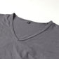 メンズ インナー 半袖 夏 vネック tシャツ 速乾 シャリ感 ストレッチ サラサラ M～LL 涼しい クレープ 綿 ムレない 蒸れにくい べたつかない v首 下着 肌着 男性 紳士