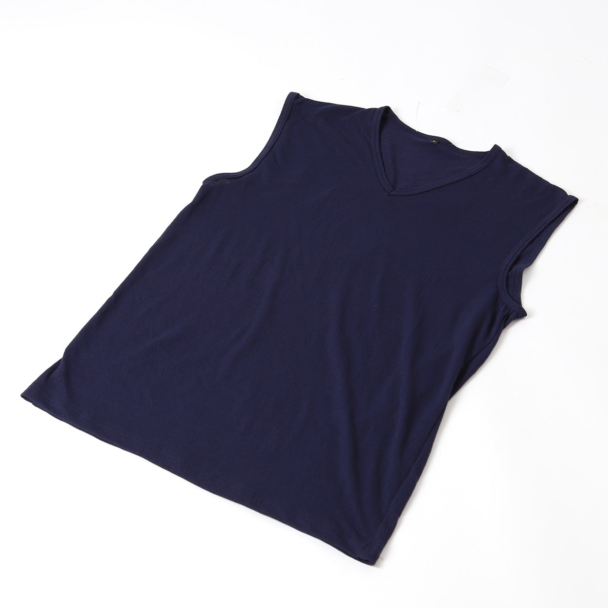 メンズ インナー 夏 ノースリーブ vネック tシャツ 速乾 シャリ感 ストレッチ サラサラ M～LL 涼しい クレープ 綿 ムレない 蒸れにくい べたつかない v首 薄手 下着 肌着 男性 紳士 (在庫限り)