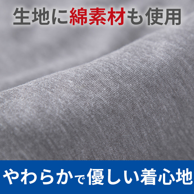 EDWIN レディース ショーツ 1分丈 綿素材 優しい肌触り フィット感 やわらか ストレッチ 動きやすい 下着 インナー 女子 黒 グレー チャコール M L M・L