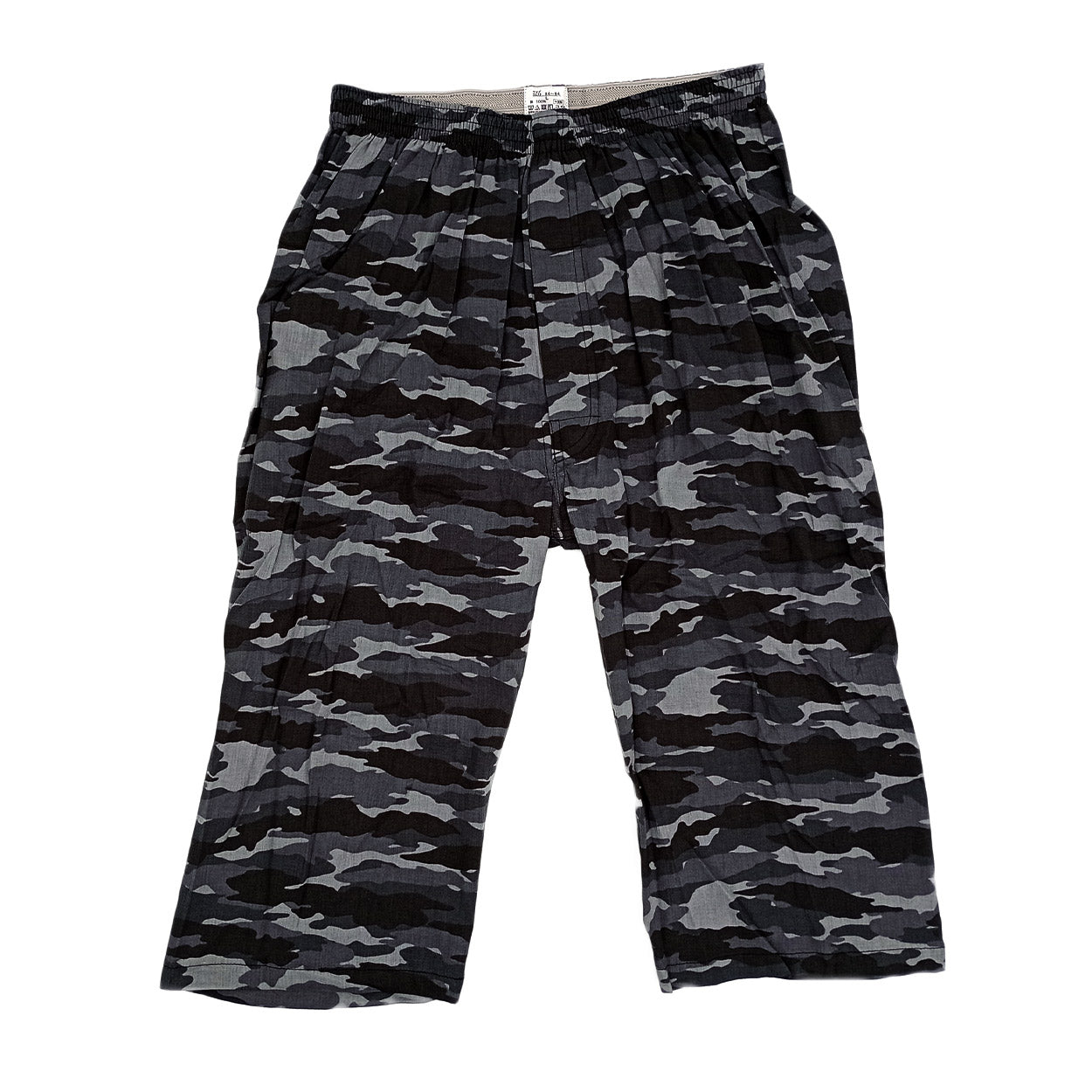 ステテコ メンズ 綿100% 夏 大きいサイズ 3L 4L クレープ 前開き 涼しい パジャマ ズボン 部屋着 ルームウェア パンツ ズボン下 M～LL すててこ 夏用 スーツ下 柄 おしゃれ 通気性 放熱 プレゼント ギフト (在庫限り)