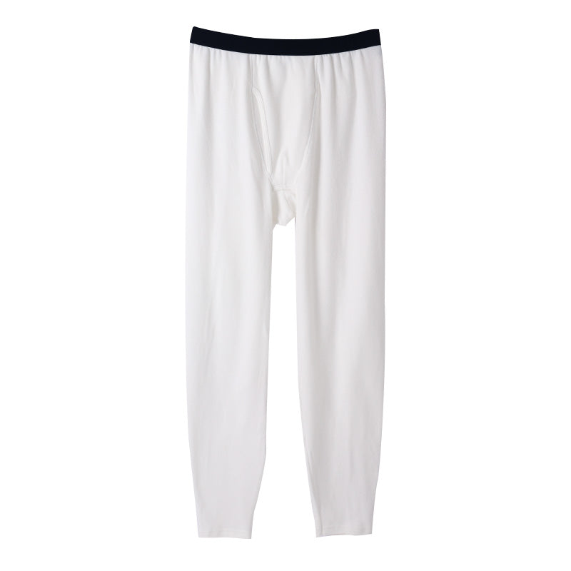 両起毛 メンズ タイツ 10分丈 レギンス 暖かい 保温 あったか 綿混 M L LL 秋 冬 裏ボア スパッツ ストレッチ 動きやすい 防寒 股引 ももひき あったかインナー インナー 寒さ対策 コットン 裏起毛 スポーツ ジョギング ランニング アウトドア キャンプ 後身当て布付き