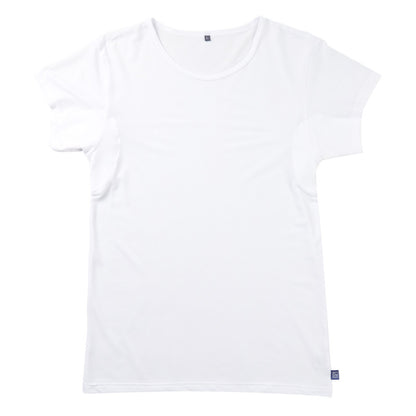 エドウィン EDWIN 汗対策 Tシャツ メンズ クルーネック インナー 半袖 2分袖 消臭 抗菌 防臭 吸汗速乾 蒸れにくい M L LL 汗染み 汗取りインナー 脇汗 汗取り 夏 男性 下着 肌着 さらさら 速乾 通勤 通学 ワイシャツ