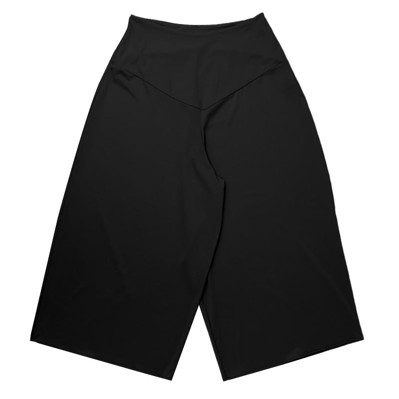 ペチパンツ 7分丈 レディース ペチコート パンツ ロング 冷感 夏 速乾 インナー M L LL 透け防止 透けない ウエストゴムなし ストレッチ 通気性 ボトムインナー 汗対策 張り付き防止 涼しい 無地 さらさら ひんやり