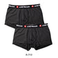ボクサーパンツ メンズ 2枚組 前開き ストレッチ ボクサーブリーフ IRWALK 下着 肌着 アウトゴム 伸縮 フィット 速乾 洗い替え セット クロ チャコール M L LL メンズ下着 紳士下着 インナー パンツ 男性用 まとめ買い お得 2枚セット シンプル