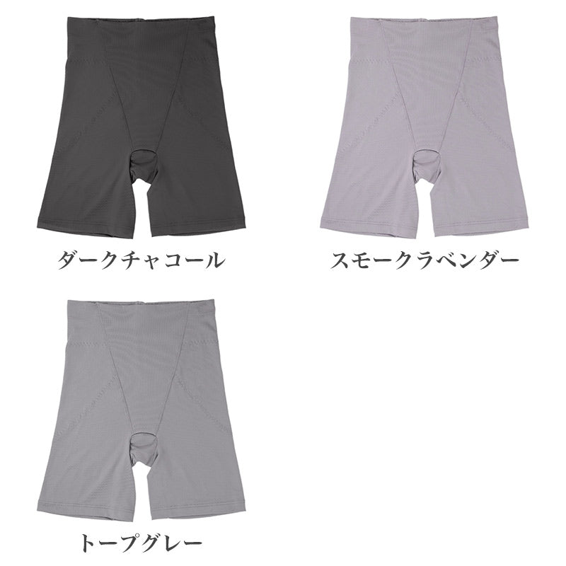 3分丈ボトム 補正下着 ガードル 3分丈 レディース お腹押さえ 骨盤サポート M L LL 冬 ヒップアップ 深ばき 吸湿発熱 発熱 保温 あったか 温活 ウエストゴムなし パワーネット ハイウエスト 1枚ばき 防寒 お腹すっぽり 太ももカバー 補整