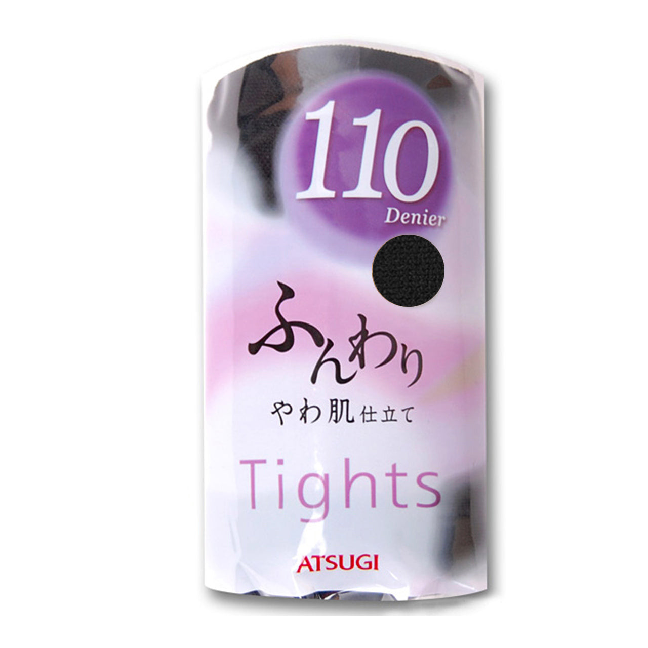 タイツ レディース アツギ 厚手 透けない 110デニール S-M～L-LL (肌色 ベージュ 黒 ブラウン カラータイツ 秋 冬 コンパクト 個包装) (在庫限り)