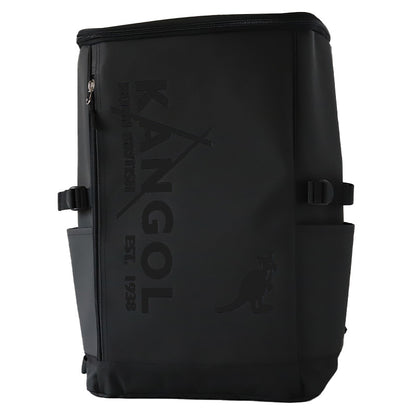 リュック 通学 おしゃれ スクール KANGOL 男子 女子 中学生 高校生 30L (スクエア カンゴール 黒 撥水 ファスナー A3 A4 反射材 メッシュ 多機能 緑 白 紫 ロゴ)