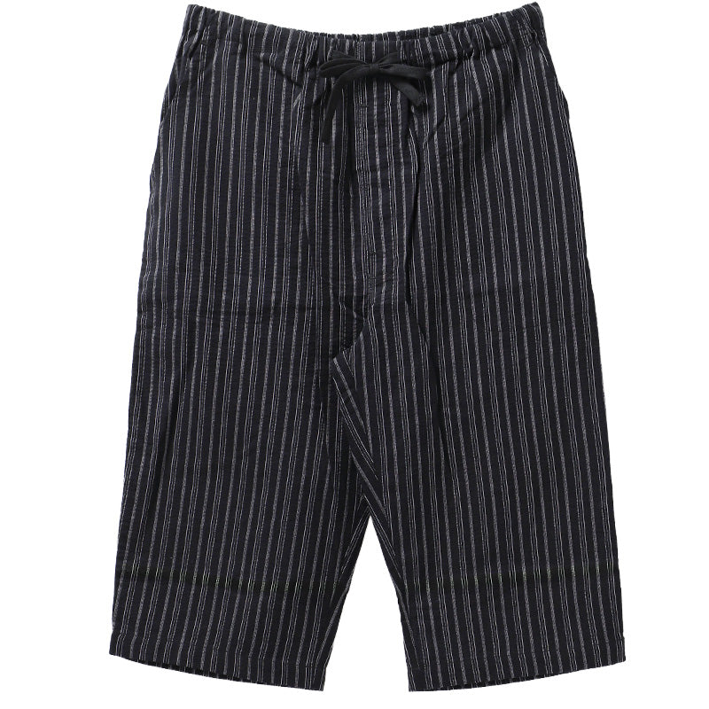 ルームパンツ メンズ 7分丈 しじら 綿100 ステテコ 部屋着 M L LL 夏用 涼しい 七分丈 パジャマパンツ 綿 ズボン イージーパンツ ウエストひも サイドポケット 春夏 リラックスパンツ 男性 ホームウェア ナイトウェア 寝間着 くつろぎ着 涼感