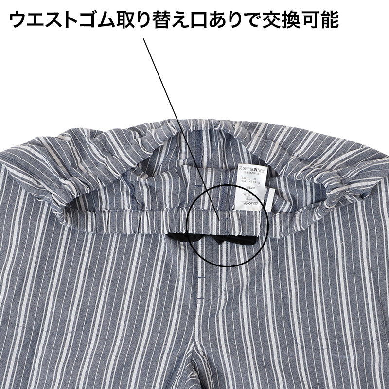 メンズ ハーフパンツ サッカー生地 ルームウェア 綿混 薄手 さらさら M L LL 部屋着 ステテコ 短パン ひざ丈 夏 パジャマ下 ルームパンツ ウエストゴム 紐付き ポケット付き ゴム交換口 涼しい 大人 男性 紳士 リラックスパンツ 寝間着