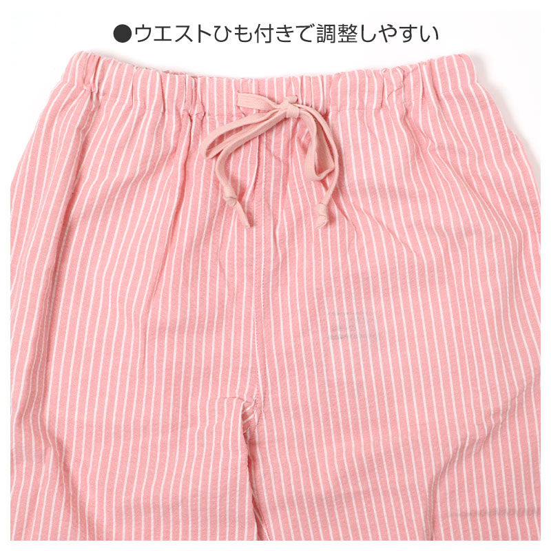 ルームパンツ レディース ロング丈 しじら 綿 部屋着 M L LL 涼しい 長ズボン パジャマパンツ ステテコ イージーパンツ 春夏 リラックスパンツ 婦人 女性 ホームウェア ナイトウェア 寝間着 くつろぎ着 涼感 肌ばなれ 凹凸生地 さらさら