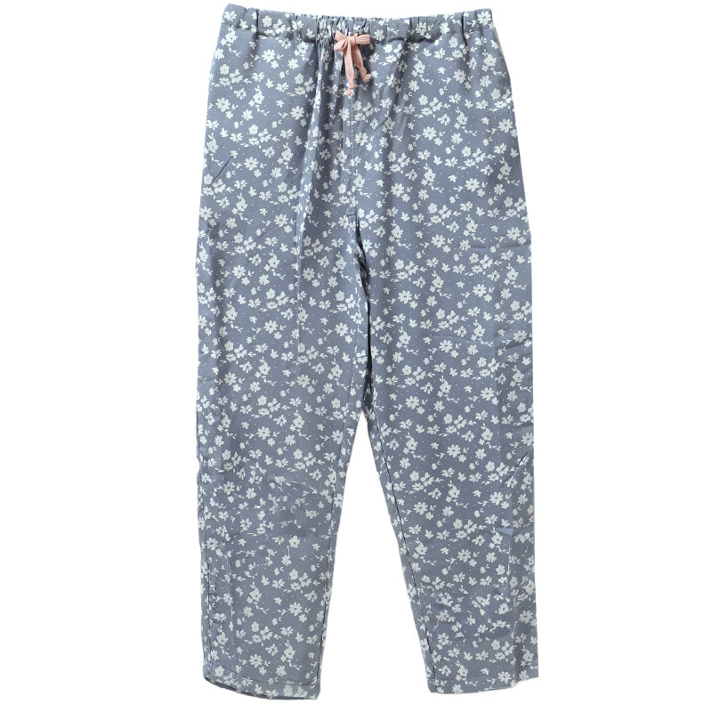 ルームパンツ レディース ロング丈 レーヨン100 部屋着 M L LL 夏用 涼しい 長ズボン パジャマパンツ イージーパンツ ポケット付き 春夏 リラックスパンツ 婦人 女性 ホームウェア ナイトウェア 寝間着 くつろぎ着 涼感 なめらか とろみ さらさら