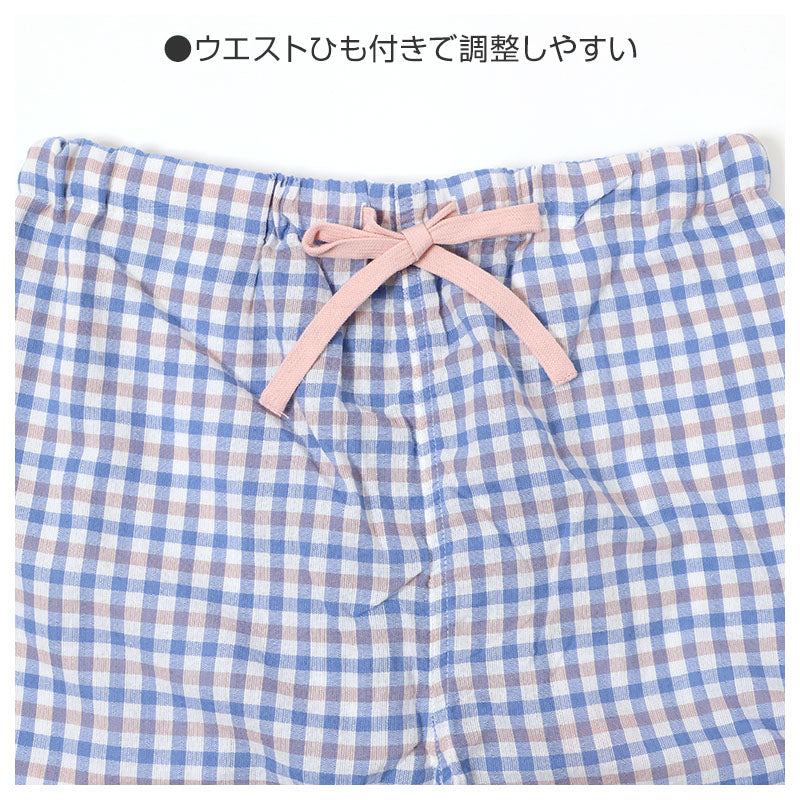ルームパンツ レディース 7分丈 しじら 部屋着 M L LL 夏用 涼しい ステテコ 七分丈 パジャマパンツ イージーパンツ ズボン 春夏 リラックスパンツ 婦人 女性 ホームウェア ナイトウェア 寝間着 くつろぎ着 涼感 肌ばなれ さらさら ゆったり