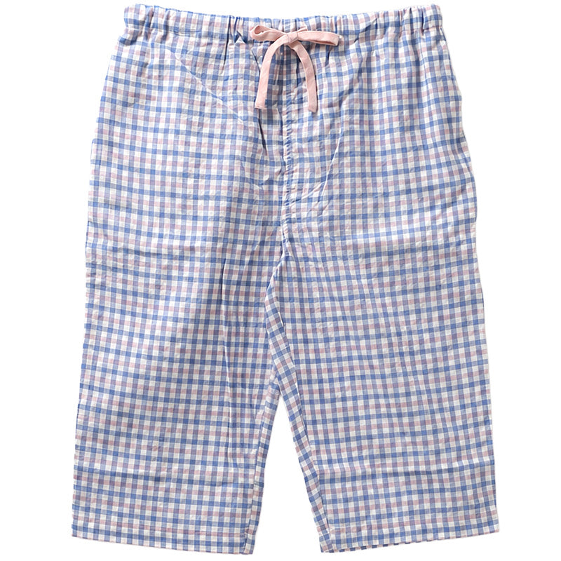 ルームパンツ レディース 7分丈 しじら 部屋着 M L LL 夏用 涼しい ステテコ 七分丈 パジャマパンツ イージーパンツ ズボン 春夏 リラックスパンツ 婦人 女性 ホームウェア ナイトウェア 寝間着 くつろぎ着 涼感 肌ばなれ さらさら ゆったり