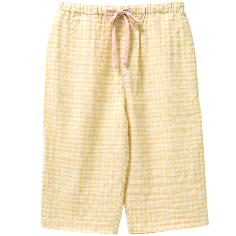 ルームパンツ レディース 7分丈 しじら 部屋着 M L LL 夏用 涼しい ステテコ 七分丈 パジャマパンツ イージーパンツ ズボン 春夏 リラックスパンツ 婦人 女性 ホームウェア ナイトウェア 寝間着 くつろぎ着 涼感 肌ばなれ さらさら ゆったり