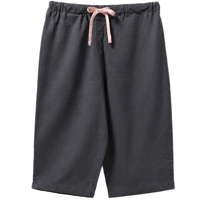 ルームパンツ レディース 7分丈 しじら 部屋着 M L LL 夏用 涼しい ステテコ 七分丈 パジャマパンツ イージーパンツ ズボン 春夏 リラックスパンツ 婦人 女性 ホームウェア ナイトウェア 寝間着 くつろぎ着 涼感 肌ばなれ さらさら ゆったり