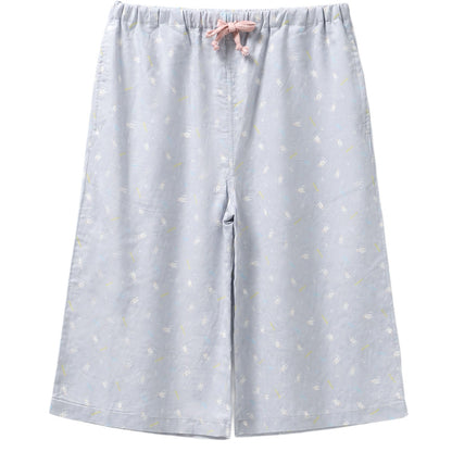 ルームパンツ レディース 7分丈 レーヨン100 部屋着 M L LL 夏用 涼しい 七分丈 パジャマパンツ イージーパンツ 春夏 リラックスパンツ 婦人 女性 ホームウェア ナイトウェア 寝間着 くつろぎ着 涼感 なめらか とろみ やわらかい さらさら ゆったり