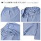 綿100 シャンブレー パジャマ メンズ 半袖 半パンツ 前開き 上下セット M L LL 夏 春夏 ルームウェア 部屋着 寝巻き 寝間着 紳士 男性 無地 薄手 軽い ゆったり ウエストパイルゴム ボタン式 ナイトウェア ホームウェア 父の日 ギフト 誕生日