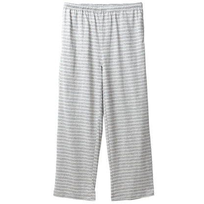 ルームパンツ レディース パジャマ パンツ ロングパンツ 長ズボン 薄手 M L LL 部屋着 ゆったり リラックスパンツ ボーダー ウエスト紐付き ポケット付き ストレートパンツ 春夏 秋 寝巻き ナイトウェア カジュアル 婦人 女性 おうち時間 ワンマイルウェア 柔らか