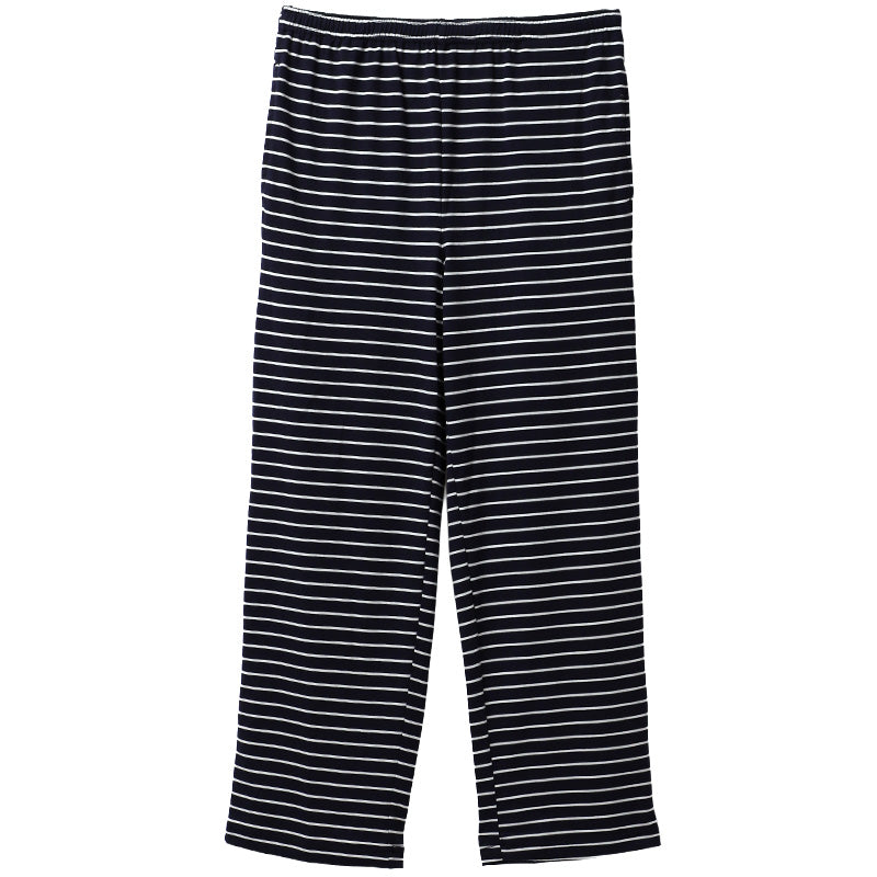 ルームパンツ レディース パジャマ パンツ ロングパンツ 長ズボン 薄手 M L LL 部屋着 ゆったり リラックスパンツ ボーダー ウエスト紐付き ポケット付き ストレートパンツ 春夏 秋 寝巻き ナイトウェア カジュアル 婦人 女性 おうち時間 ワンマイルウェア 柔らか