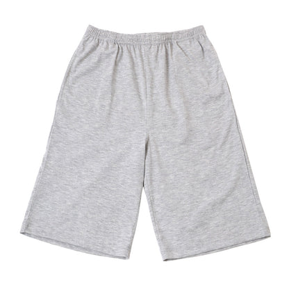 ルームパンツ レディース ハーフパンツ 綿混 天竺 膝上 部屋着 パジャマ下 M L LL 春夏 涼しい 伸縮 吸湿 ウエストゴム ウエスト紐 リラックスパンツ 短パン ショートパンツ やわらか さらっと 無地 婦人 グレー ブラック ピンク ブルー チャコール