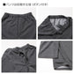 メンズ パジャマ 上下セット ダンボールニット 襟付き 前開き 部屋着 M L LL ルームウェア 紳士 無地 セットアップ シンプル リラックスウェア  春 夏 秋 冬 オールシーズン 軽量 柔らか 快適 おしゃれ 父の日 プレゼント ギフト