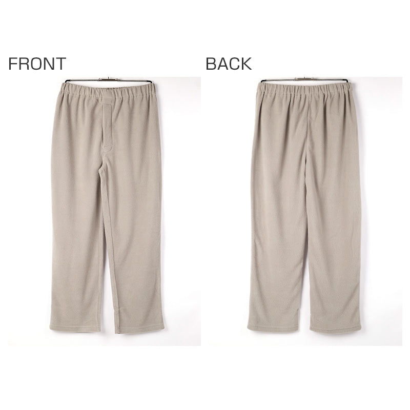 フリース ルームウェア メンズ パジャマ 上下セット 長袖 冬 保温 前開き 襟付き 部屋着 M L LL 紳士 無地 セットアップ シンプル リラックスウェア ナイトウェア 寝巻き もこもこ ふんわり やわらか 暖かい あったか おしゃれ プレゼント ギフト