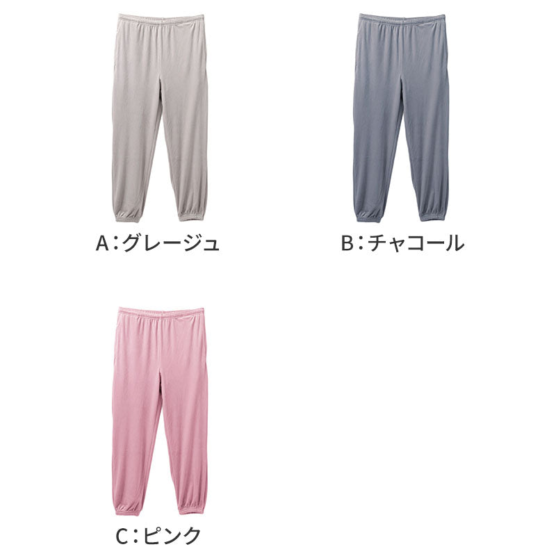 ベロアパンツ レディース ストレッチ 裾しぼり 両サイドポケット ウエスト紐付き ルームパンツ 部屋着 M L LL 3L 婦人 リラックスパンツ ジョガーパンツ ボトムス イージーパンツ ワンマイルウェア ルームウェア 大人 カジュアル おしゃれ 秋 冬 春
