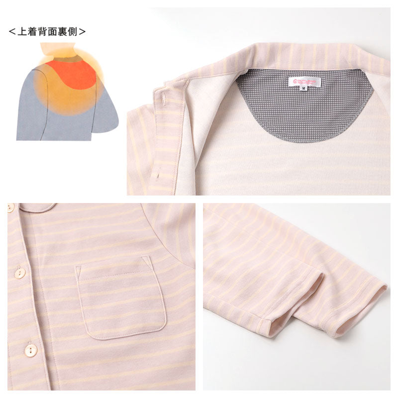 ルームウェア レディース 上下セット 肌側綿100% ダンボールニット 裏綿 綿混 TERAX テラックス 部屋着 パジャマ M L LL セットアップ 婦人 女性  リラックスウェア ホームウェア おうち時間 シンプル 大人 カジュアル 秋 冬 春 旅行 ナイトウェア
