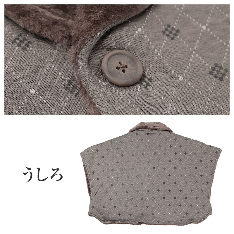 肩当て メンズ 裏ボア あったか 防寒 アクリル混 ジャガード 肩あて 紳士 男性 肩ウォーマー ルームウェア M L LL 部屋着 秋冬 冬 寒さ対策 肩まわり おやすみ 就寝 寝る時 ホームウェア ジャカード おしゃれ プレゼント ギフト 敬老の日 冷え対策