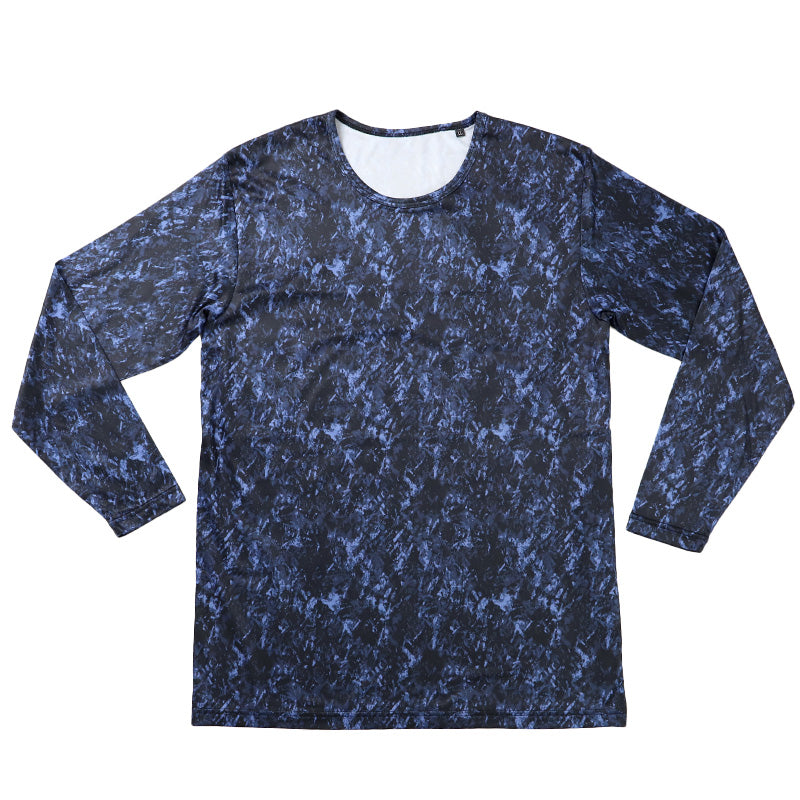 メンズ インナー 暖かい あったか 長袖 裏起毛 防風 インナー 丸首 ゴルフ 防寒 アンダーシャツ アウトドア 紳士 黒 グレー 紫 青 迷彩 M～LL ツーリング あたたかい レジャー 外仕事 ウィンタースポーツ ブリーズテックス M L LL