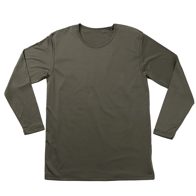 メンズ インナー 暖かい あったか 長袖 裏起毛 防風 インナー 丸首 ゴルフ 防寒 アンダーシャツ アウトドア 紳士 黒 グレー 紫 青 迷彩 M～LL ツーリング あたたかい レジャー 外仕事 ウィンタースポーツ ブリーズテックス M L LL