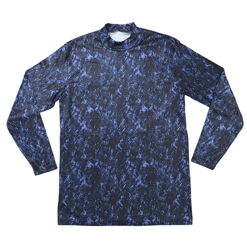 メンズ インナー 暖かい あったか ハイネック 長袖 裏起毛 防風 インナー ゴルフ 防寒 アンダーシャツ アウトドア 紳士 黒 グレー 紫 青 迷彩 M～LL ツーリング あたたかい レジャー 外仕事 ウィンタースポーツ ブリーズテックス M L LL