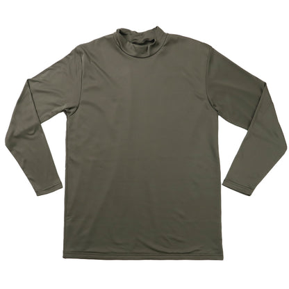 メンズ インナー 暖かい あったか ハイネック 長袖 裏起毛 防風 インナー ゴルフ 防寒 アンダーシャツ アウトドア 紳士 黒 グレー 紫 青 迷彩 M～LL ツーリング あたたかい レジャー 外仕事 ウィンタースポーツ ブリーズテックス M L LL (在庫限り)