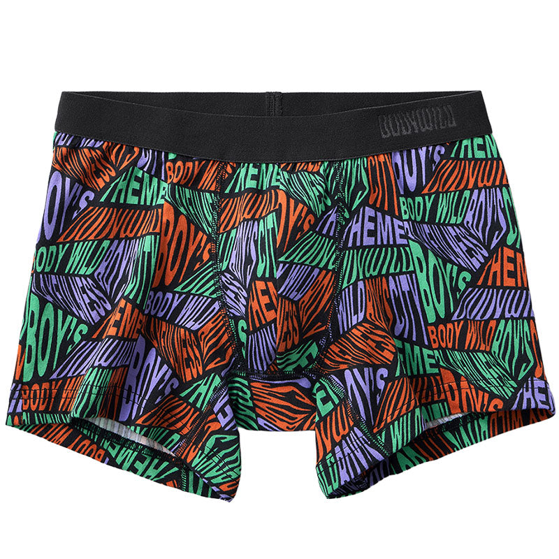 ボディワイルド 綿 ベア天 ボクサーブリーフ メンズ 前閉じ グンゼ M L 下着 パンツ インナー 男性用 ボクサー 綿混 ストレッチ 快適 フィット おしゃれ グラフィック デザイン ブランド 人気 シンプル アンダーウェア デイリー ギフト プレゼント オールシーズン